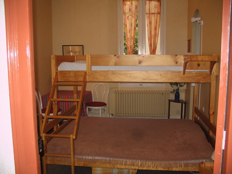 chambre bleu